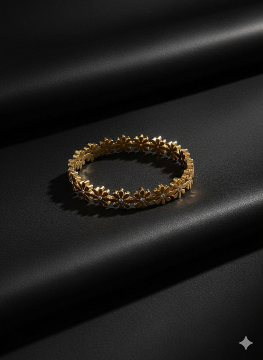 š¼ Golden Bloom Floral Bracelet